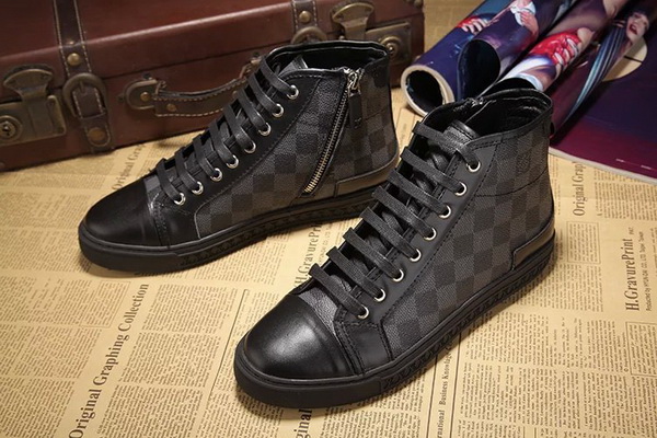 LV High-Top Fashion Men Shoes--012